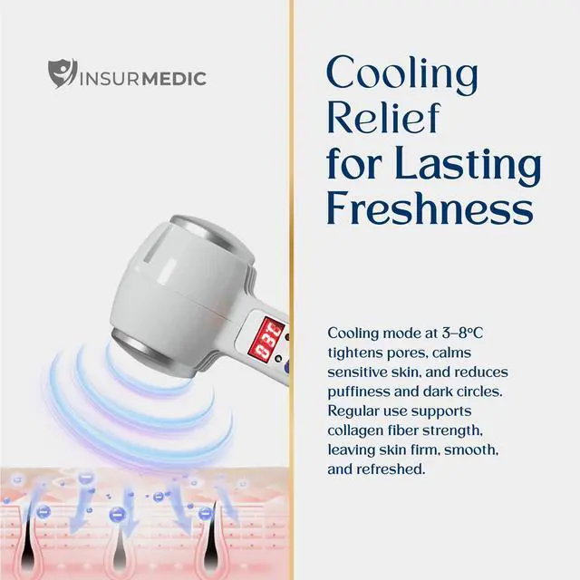 Alt view image 4 of 7 - Hot and Cold Facial Massager - Cooling & Warming Vibration Beauty Tool - Spa Skincare Massage Equipment