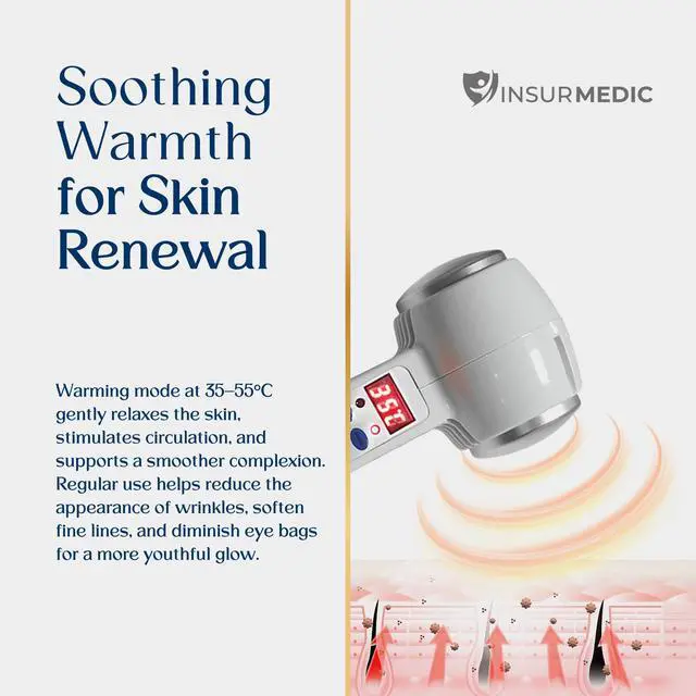 Alt view image 3 of 7 - Hot and Cold Facial Massager - Cooling & Warming Vibration Beauty Tool - Spa Skincare Massage Equipment