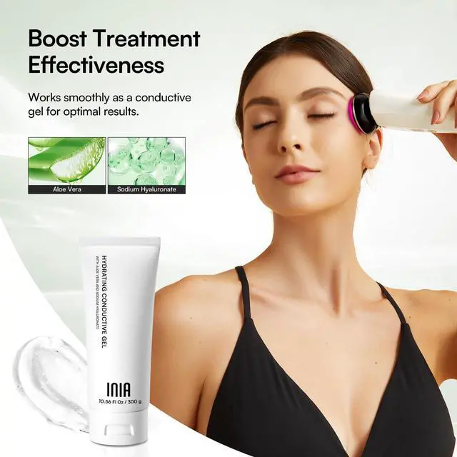 Alt view image 2 of 7 - 3-in-1 Skin Tightening Device True Beauty Glow Facial Massager Red Light Therapy for Face and Neck