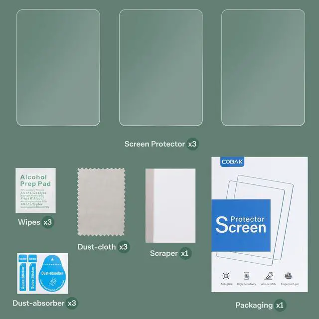 Alt view image 7 of 7 - 3 Pack Anti-Glare Matte Screen Protector for 6" Kindle 2024 and 2022 (11 Generation) Kobo Nia, and PocketBook - High Clarity, Fingerprint Resistance, Anti-Bubble PET Film