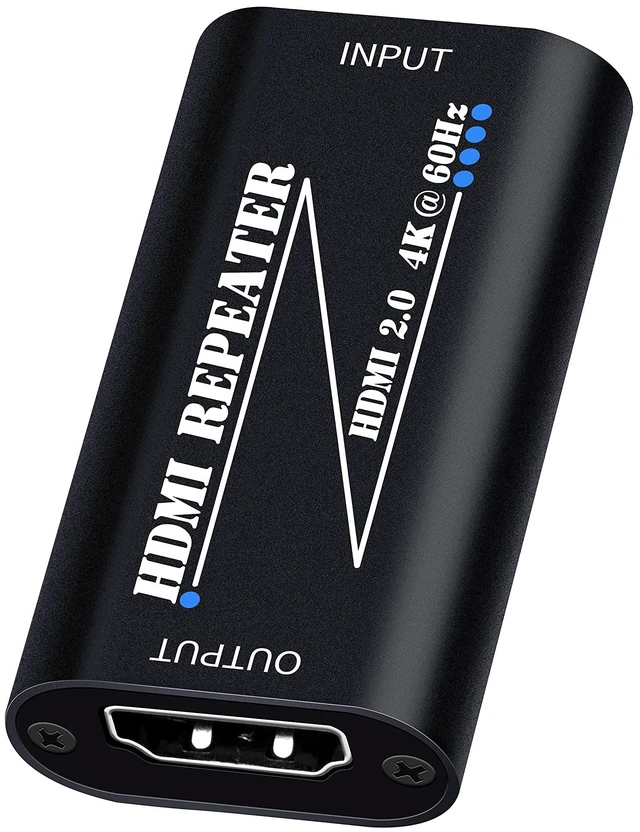 Main image of Techigher HDMI Extender Amplifier Signal Booster Repeater - 4K@60Hz 80FT / 1080P 145FT Extender, HDMI Extender Female to Female Plug & Play, for Gaming/VR/Home Theater (No Power Required)