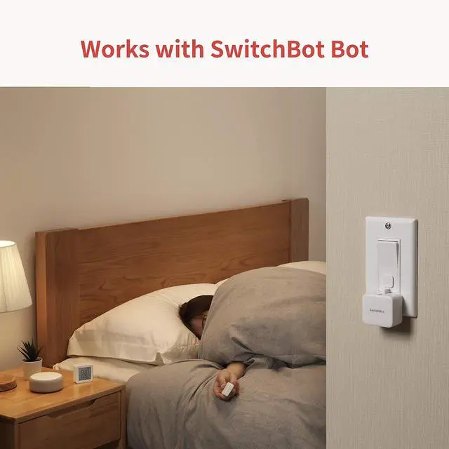 Alt view image 4 of 7 - Remote One Touch Button - Compatible with SwitchBot Bot, Curtain Robot, Color Bulb, Plug Mini and Blind Tilt, Smart Home Easy to Control, Bluetooth Long Range 5.0