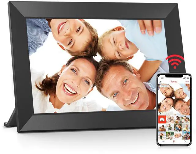 Main image of Digital Picture Frame, 10.1" Frameo Digital Frame WiFi with 32GB Memory, 1280x800 IPS Touch Screen, Send Photos/Videos from Your Phone Anywhere, Photo Gifts for Parents and Grandparents