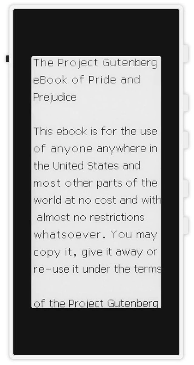 Main image of Mini E-Book Reader 2.66 Inch Display Ink Screen E Reader Devices for Viewing TXT & EPUB Files 32GB with Backlit, Dark Mode, Modify Font Size, Automatic Page Flipping Function(Black Panel)