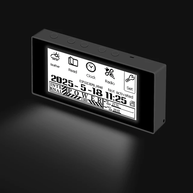 Alt view image 3 of 7 - Mini E-Book Reader 2.66 Inch Display Ink Screen E Reader Devices for Viewing TXT & EPUB Files 32GB with Backlit, Dark Mode, Modify Font Size, Automatic Page Flipping Function(Black Panel)