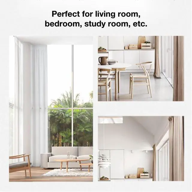 Alt view image 7 of 7 - Automatic Curtain Opener, Electronic Curtain Opener, Smart Curtain Opener with APP/Voice Control Only for Roman Rod Tracks, Compatible with Alexa Google Home Timer Light & Temperature Sensor