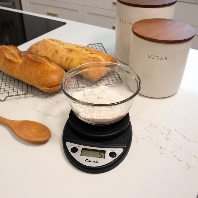 Alt view image 4 of 6 - Primo Digital Food Scale Multi-Functional Kitchen Scale and Baking Scale for Precise Weight Measuring and Portion Control, 8.5 x 6 x 1.5 inches, Black
