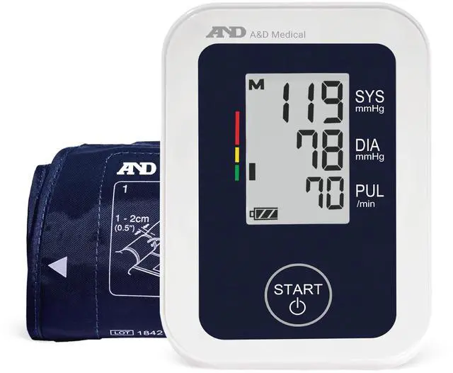 Main image of A&D Medical Blood Pressure Monitor for Home Use, UA-651 Upper Arm Precise BP Machine Wide Range Cuff (8.6-16.5 / 22-42cm), Adults, 4 AA Batteries