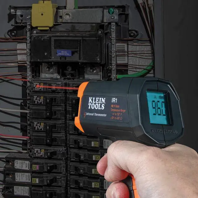Alt view image 4 of 7 - IR1 Infrared Thermometer, Digital Laser Gun is Non-Contact Thermometer with a Temperature Range -4 to 752-Degree Fahrenheit