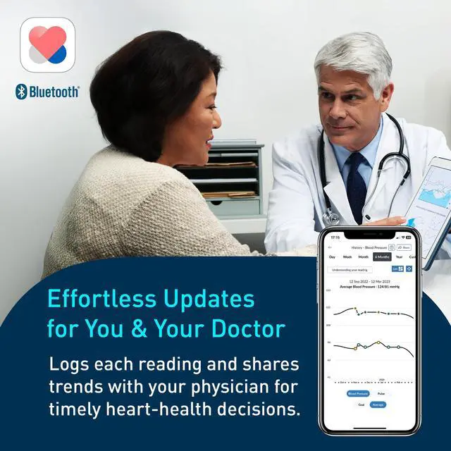 Alt view image 5 of 7 - Bronze Blood Pressure Monitor for Home Use & Upper Arm Blood Pressure Cuff - #1 Doctor & Pharmacist Recommended Brand - Clinically Validated - Connect App