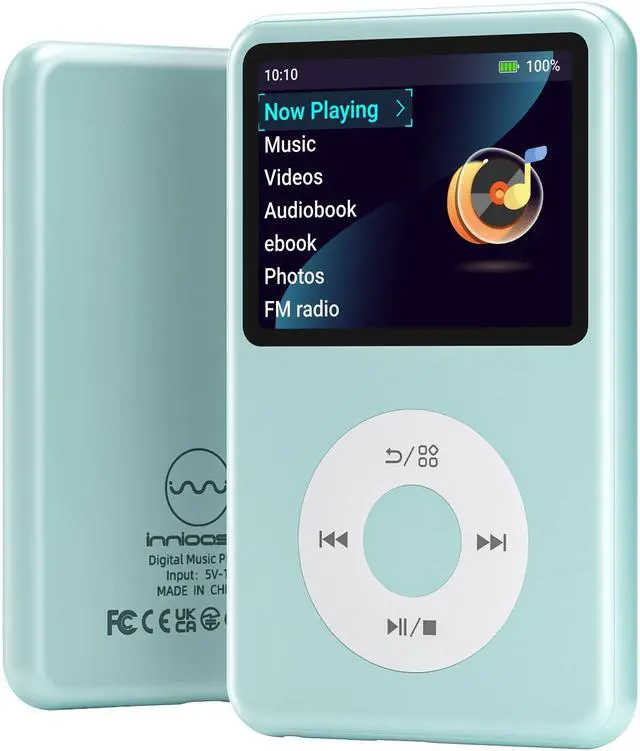 Main image of Mp3 Player with Bluetooth Y1 Portable Music Digital Players Supports Playlist Audiobook Video Nice Gadget for Kids Teal