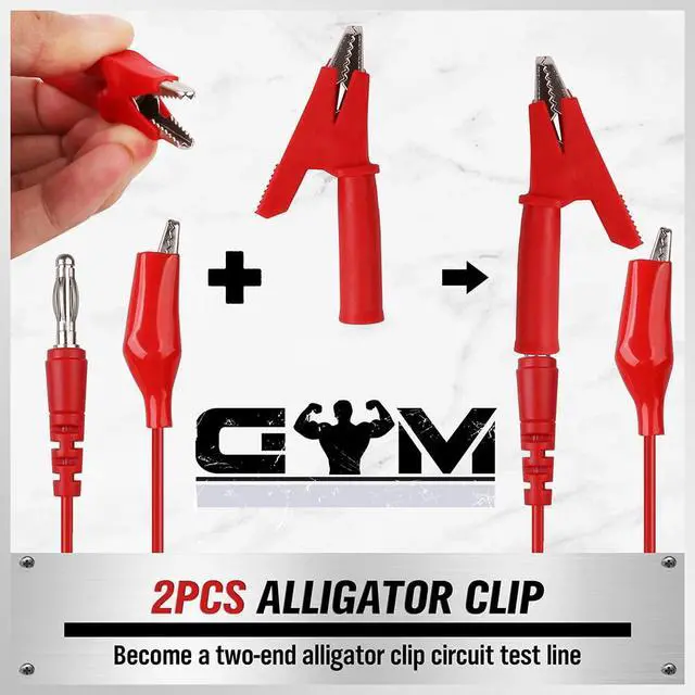 Alt view image 6 of 7 - SWANLAKE 22-Piece Back Probe Kit, Multimeter Back Probe Pins with Test Leads and Alligator Clips, Automotive Electrical Circuit Diagnostic Tool Set for Car Repair