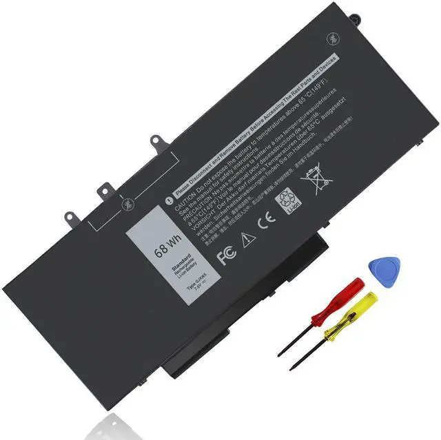 Main image of GJKNX 7.6V 68WH Battery Replacement for Dell Latitude 5480 5580 5490 5491 5580 5590 5591 5280 5288 5488 5491 5495 E5480 E5580 E5490 E5590 Precision 3520 3530 Series GD1JP 0GD1JP DY9NT 5YHR4 451-BBZG
