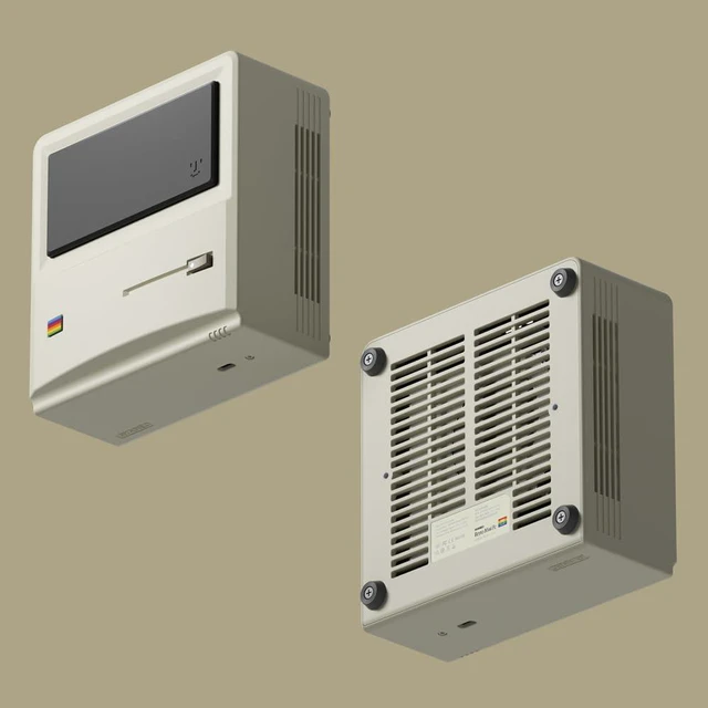 Alt view image 2 of 6 - AYANEO AM01 Retro Mini PC, AMD Ryzen 7 5825U, Barebone Mini Desktop Computer Without RAM/SSD/OS, Retro Design, 4K Output, WiFi 6, Dual HDMI/DP, Compact Mini Computer for Gaming & Office