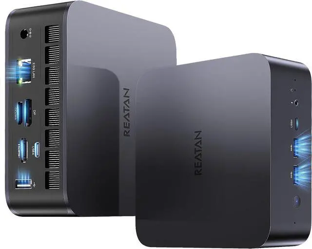 Main image of Reatan Mini PC Gaming OCuLink AI AMD Ryzen 7 255, Mini Computers, Built-in Dual Speakers, 2.5Gbps LAN,HDMI 2.1, 8K USB 4.0 Wi-Fi 7/BT5.4 Barebone, NO RAM, NO Storage, NO System