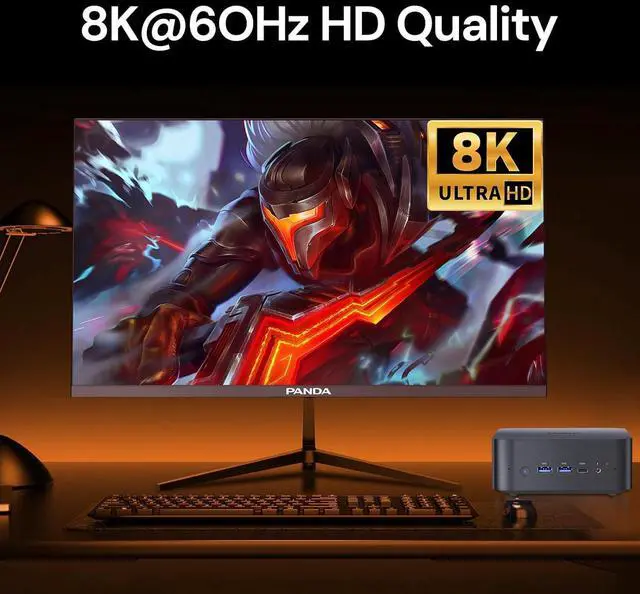 Alt view image 6 of 7 - Reatan Mini PC Gaming OCuLink AI AMD Ryzen 7 255, Mini Computers, Built-in Dual Speakers, 2.5Gbps LAN,HDMI 2.1, 8K USB 4.0 Wi-Fi 7/BT5.4 Barebone, NO RAM, NO Storage, NO System
