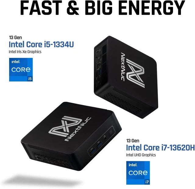 Alt view image 3 of 7 - NextNuc intel 13Pro Business Mini Desktop 16GB/512GBSSD/W11H