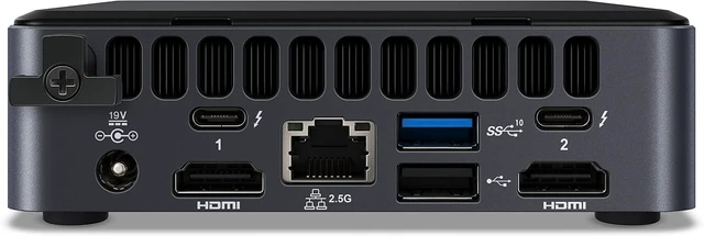 Alt view image 2 of 7 - Intel NUC 11 Pro NUC11TNKV7 Tiger Canyon Performance Mini Desktop Computer/Mini PC/HTPC,Intel Core i7-1185G7 Processor Upto 4.8 GHz Turbo,4 Cores,8 Threads,Intel Iris Xe Graphics(Slim, Barebone)