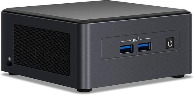 Main image of Intel NUC 11 Pro NUC11TNHI7 Performance Mini Desktop Computer/Mini PC/HTPC,Intel Core i7-1165G7 Processor Upto 4.7 GHz Turbo,4 Cores,8 Threads,Intel Iris Xe Graphics(Tall, 32G RAM+1T SSD)