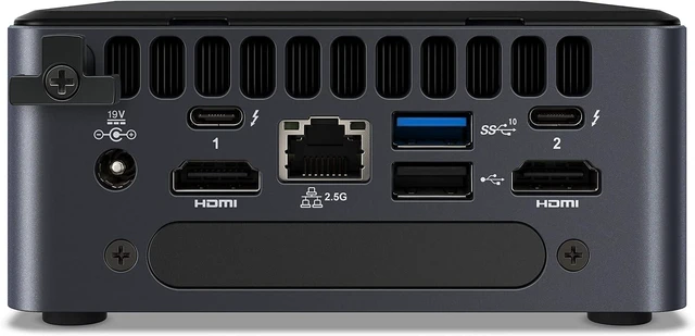 Alt view image 2 of 7 - Intel NUC 11 Pro NUC11TNHI7 Performance Mini Desktop Computer/Mini PC/HTPC,Intel Core i7-1165G7 Processor Upto 4.7 GHz Turbo,4 Cores,8 Threads,Intel Iris Xe Graphics(Tall, 32G RAM+1T SSD)