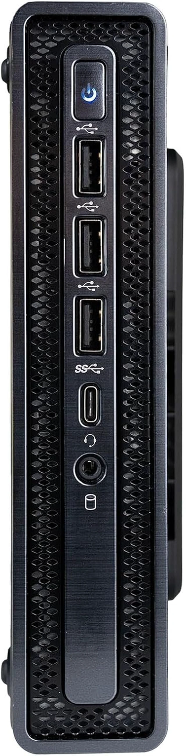 Alt view image 3 of 6 - Envision M1 Mini PC (Intel 14-Core 14th Gen CPU (>i7-12700), 16GB DDR5 RAM, 512GB NVME Gen4 SSD, ASUS H610T mobo, WiFi 6, Windows 11 Pro, 10 USB, HDMI+DVI, RJ45, KB+M) Micro Business Desktop Computer