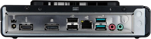Alt view image 6 of 6 - Envision M1 Mini PC (Intel 14-Core 14th Gen CPU (>i7-12700), 16GB DDR5 RAM, 512GB NVME Gen4 SSD, ASUS H610T mobo, WiFi 6, Windows 11 Pro, 10 USB, HDMI+DVI, RJ45, KB+M) Micro Business Desktop Computer