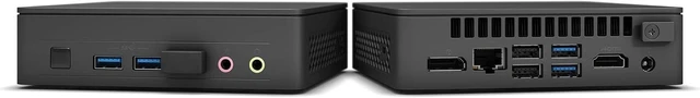 Alt view image 2 of 5 - NUC Mini PC Atlas Canyon Intel 11 Gen Celeron N4505 Mini Desktop Computer/Mini PC/HTPCs NUC11ATKC2 with Windows 11 Pro, 8GB RAM/512GB M.2 SSD Portable Computer Support 4K UHD