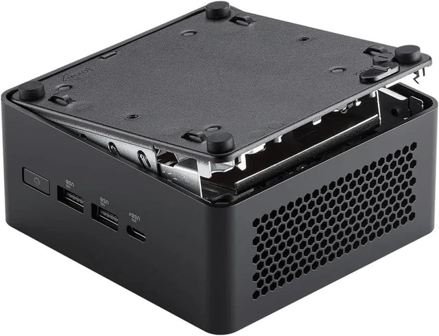 Alt view image 4 of 5 - NUC 14 Pro NUC14RVHi3 Dual LAN Mini Desktop Computer/Mini PC/HTPC 14th Gen. Intel Core 3 100U,Intel Graphics (8GB DDR5+1TB SSD)