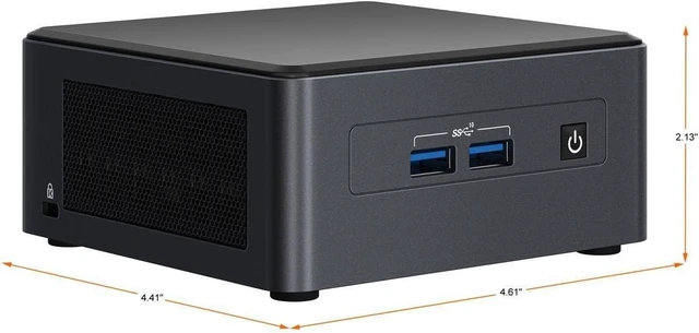 Alt view image 4 of 6 - WEELIAO Intel NUC 11 Pro NUC11TNHI7 Mini Desktop Home & Business Mini PC Core i7-1165G7 Processor,Intel Iris Xe Graphics, Wi-Fi 6,16GB RAM 512G SSD, Windows11 Pro
