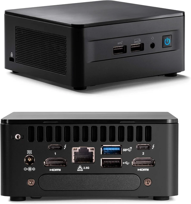 Main image of WEELIAO NUC 12 Pro NUC12WSHi5 Mini Desktop Home & Business Computer Mini PC 12th Gen Core i5-1250P, Intel Iris Xe Graphics, Wi-Fi 6E, Bluetooth 5.2, Barebone System,NO RAM NO SSD NO OS