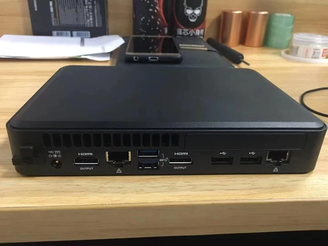 Alt view image 6 of 6 - Intel Mini PC Windows 11 Pro, 8GB RAM/256GB SSD Mini Desktop Computer 11th Generation Intel Core i5-1135G7 Processor,2.4 GHz4.2 GHz Turbo,4 core,8 Thread,8 MB Cache,28W