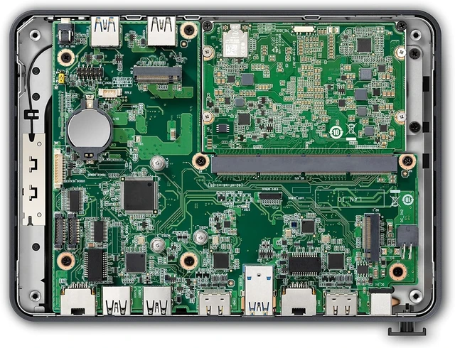 Alt view image 3 of 6 - Intel Mini PC Windows 11 Pro, 8GB RAM/256GB SSD Mini Desktop Computer 11th Generation Intel Core i5-1135G7 Processor,2.4 GHz4.2 GHz Turbo,4 core,8 Thread,8 MB Cache,28W