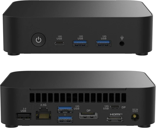 Alt view image 7 of 7 - NUC 14 Essential NUC14MNK150 Mini PC - Intel N150 IntelGraphics, DDR5-4800, Wi-Fi 6E, Triple 4K Display, 2.5GbE LAN, 0.56L Compact Desktop for Office & Business(Barebone No RAM/SSD/OS)