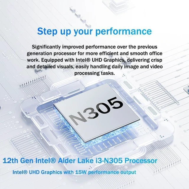 Alt view image 3 of 6 - NUC 12 GO Mini PC