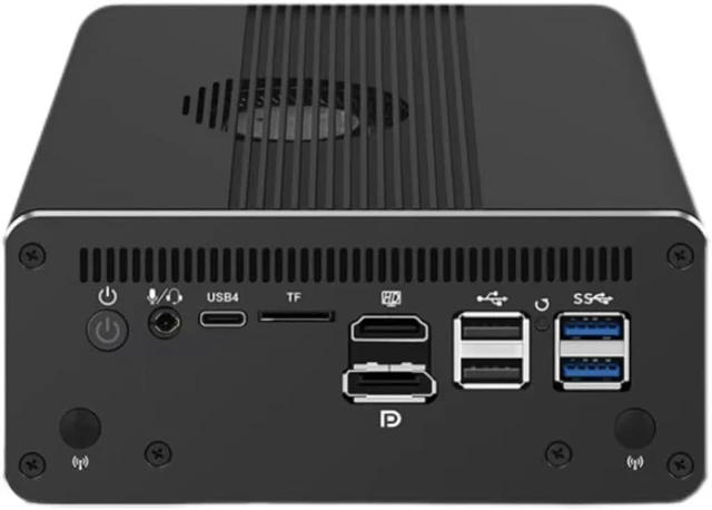 Alt view image 2 of 7 - Firewall Appliance Mini PC, Ultra 7 155H 4 * 10G 4xIntel I226 2.5G Soft Routing,2*DDR5 5600MHz (Compatible with 4800/5200MHz),1*M.2 NVMe PCle 4.0×4 Signal Mini PC (NO RAM NO SSD)