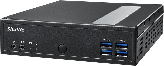 Main image of Shuttle DL40N Fanless, Intel N150 Quad Core 3.6Ghz CPU, 8GB RAM, 500GB SSD, Triple Display, Dual 2.5Gb LAN, Fanless, WiFi+BT, Win 11 Pro (8GB RAM + 500GB SSD)