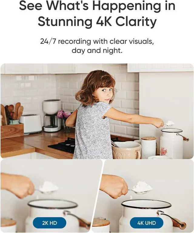 Alt view image 3 of 7 - eufy Security 4K Indoor Camera E30*3 & Smart Display E10 (Bundle)