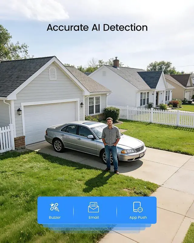 Alt view image 2 of 7 - ZOSI 8CH H.265+ Home Security Camera System Outdoor, 8 Channel 1080p HD-TVI DVR & 4 x 720p Surveillance CCTV Dome Camera with Motion Detection, 80ft IR Night Vision, Remote Access (No Hard Drive)