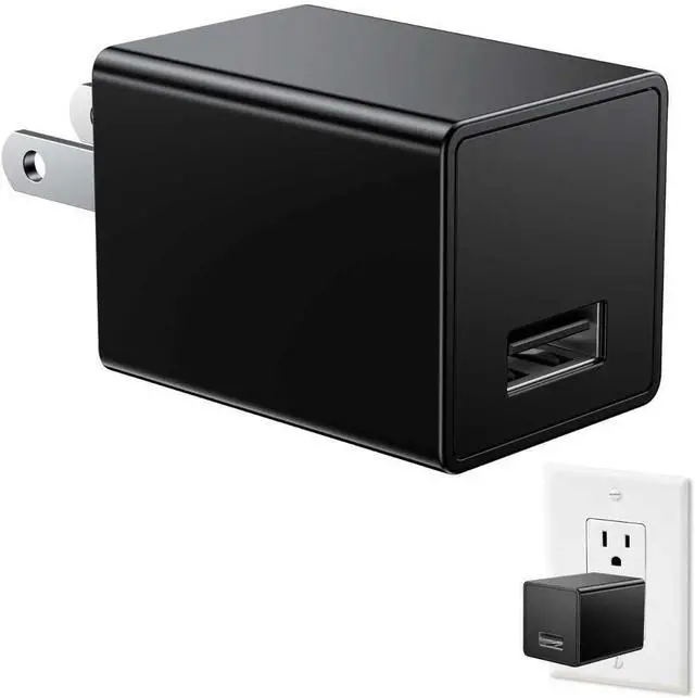 Main image of Hidden Spy Camera, USB Charger Design, 1080P HD, Motion Detection, Loop Recording, WiFi, Indoor Home Security Nanny Cam