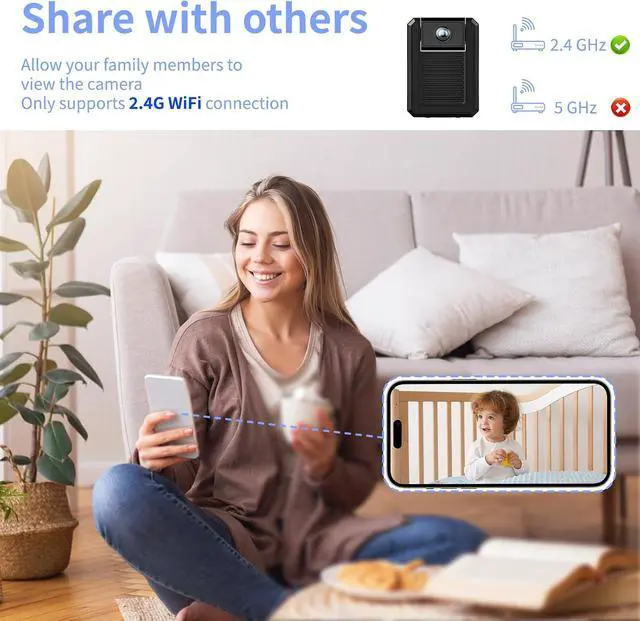 Alt view image 5 of 7 - Mini Camera 2026 Upgrade Security Wireless Camera Small Smart Home WiFi 1080P HD Micro Nanny Cam with Motion Detection Wide Angle Cloud & SD Storage Night Vision No Need WiFi Tiny Cameras for Indoor