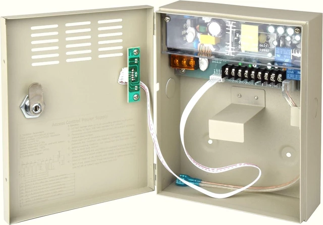 Main image of UPS Power Supply for Door Access System, AC 110-240V to 12V 5A with Battery Link