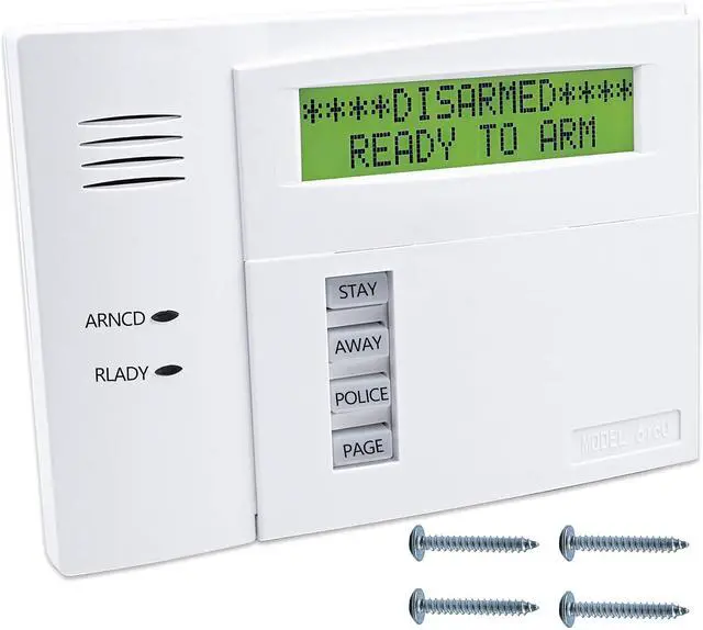 Alt view image 6 of 7 - 6160 Custom Alpha Alarm Keypad Display, Compatible with Honeywell VISTA-20P/15P/10P and Ademco Systems, Addressable Wired Security Keypad, Replacement for Ademco 6160 Keypad