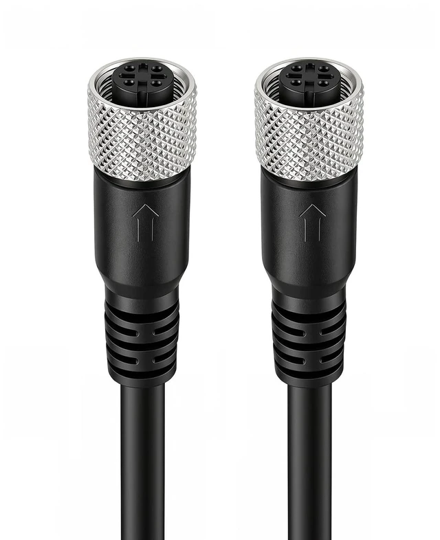 Main image of M12 4 Pin Male Female Actuator Sensor Signal Cable (Female to Female, 40M/131.2FT)