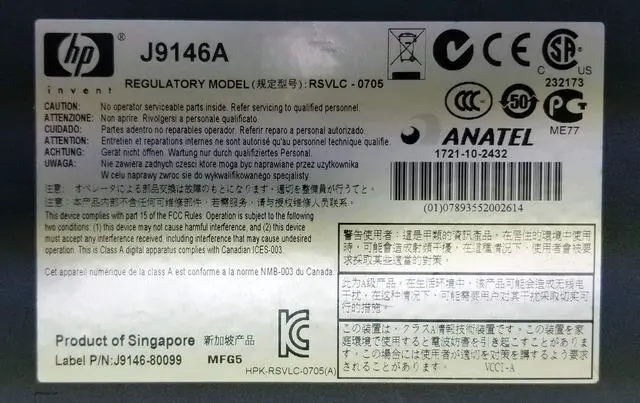 Alt view image 5 of 5 - HP Procurve 2910al-24G-PoE Ethernet Switch (J9146A#ABA)