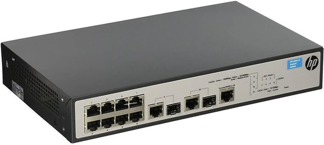 Main image of HP 8-Port L3 Switch, Managed (JG537A#ABA)