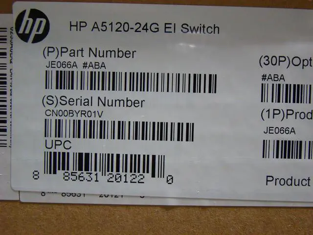 Alt view image 2 of 3 - HP HP5120-24G EI Switch (JE066A)