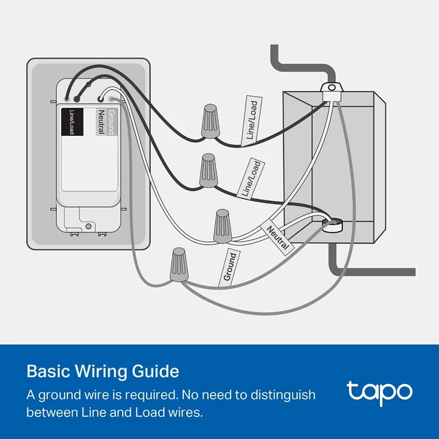 Alt view image 6 of 6 - Smart Light Switch, Single Pole, Need Neutral Wire, S500 (4-Pack)