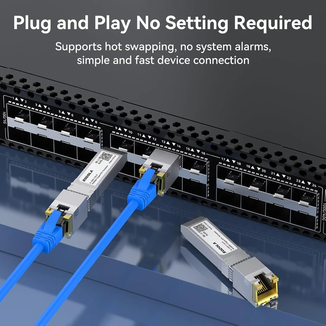 Alt view image 5 of 7 - SODOLA 10GBase-T SFP+ to RJ-45 Transceiver,Programmed for Intel