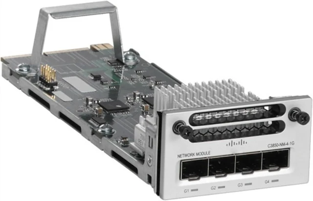 Main image of C3850-NM-4-1G 4-Port 1G Ethernet Network Module (New Sealed)