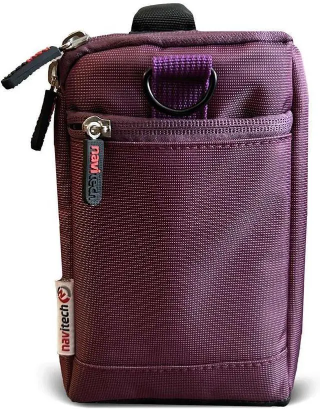 Alt view image 3 of 5 - Navitech Purple Carrying Case And Travel Bag Compatible with Anker NEBULA Capsule Mini Pojector